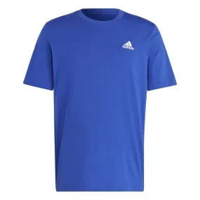 T-shirt Adidas Essentials Single Jersey Embroidered Small Logo Blue