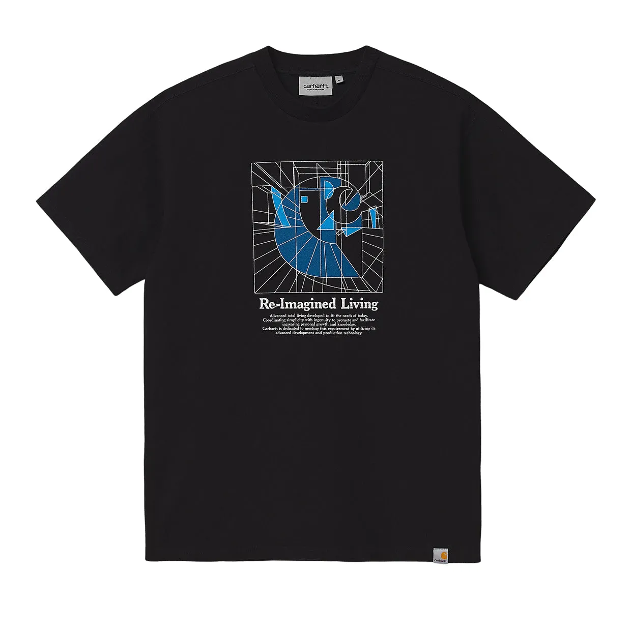 T-shirt Carhartt WIP  S/S Living Nero