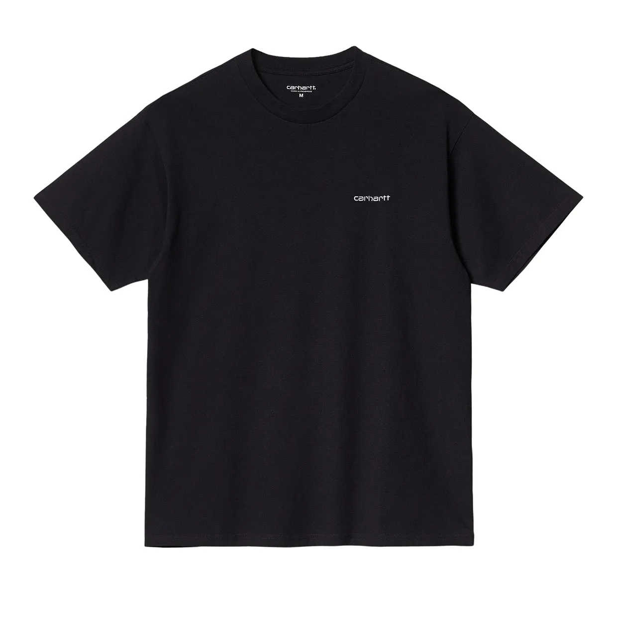 T-shirt Carhartt WIP  S/S Script Embroidery Nero