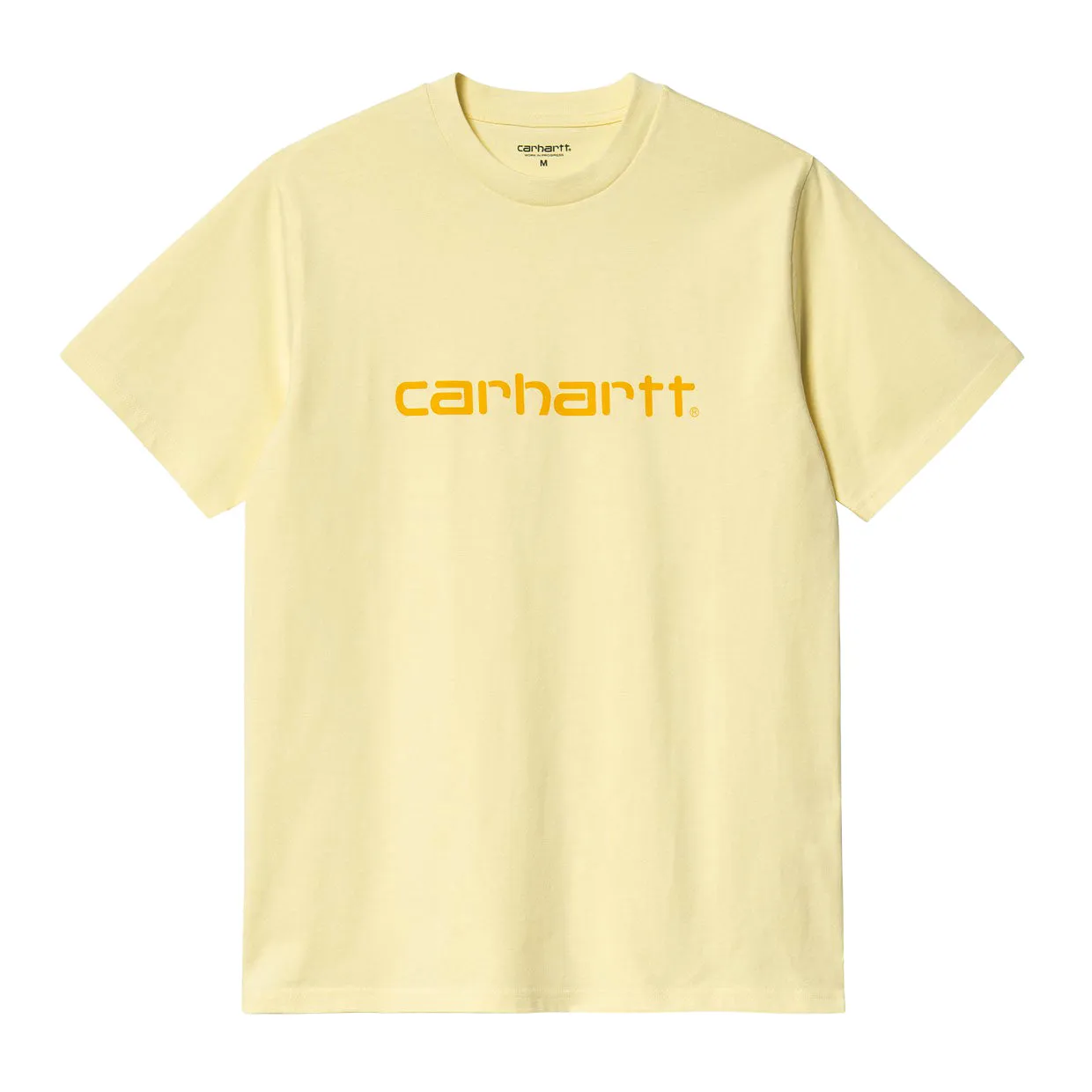 T-shirt Carhartt WIP  S/S Script Giallo