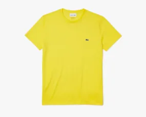 T-shirt Manica Corta Lacoste TH6709 HLL Jaune