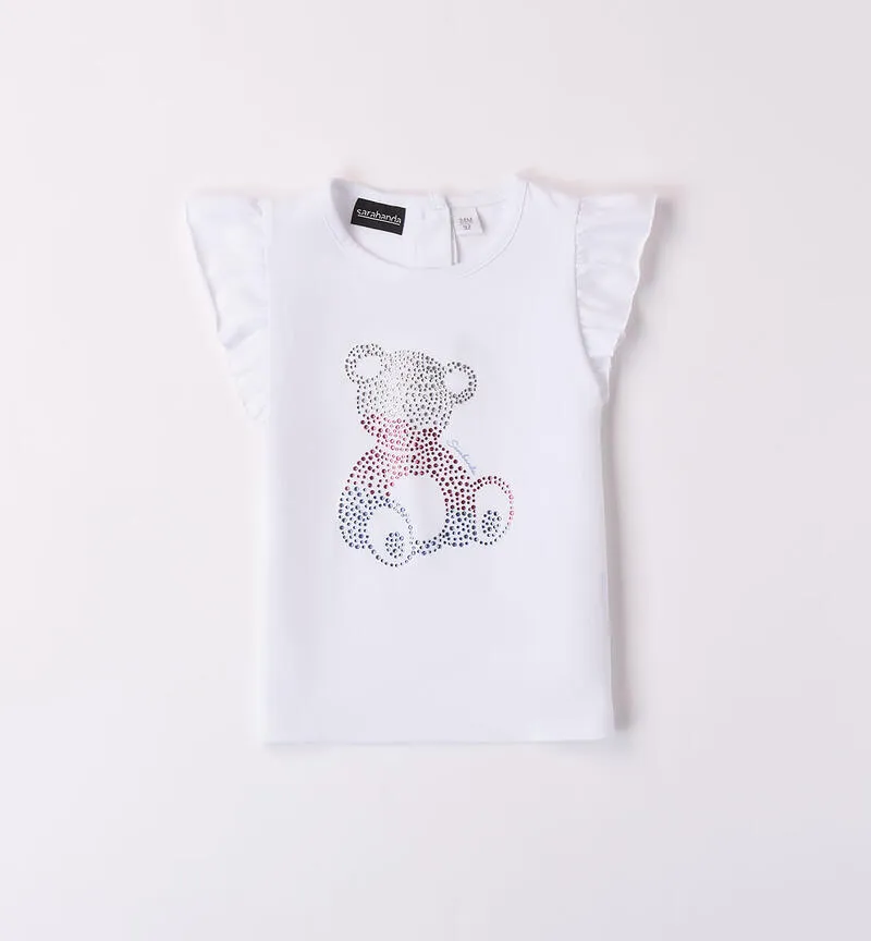 T-shirt orsetto per bambina