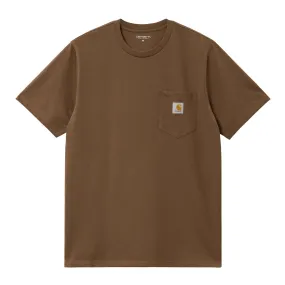 T-shirt Uomo Carhartt WIP S/S Pocket Marrone