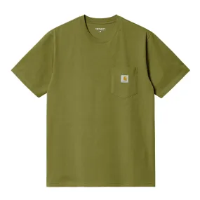 T-shirt Uomo Carhartt WIP S/S Pocket Verde Kiwi