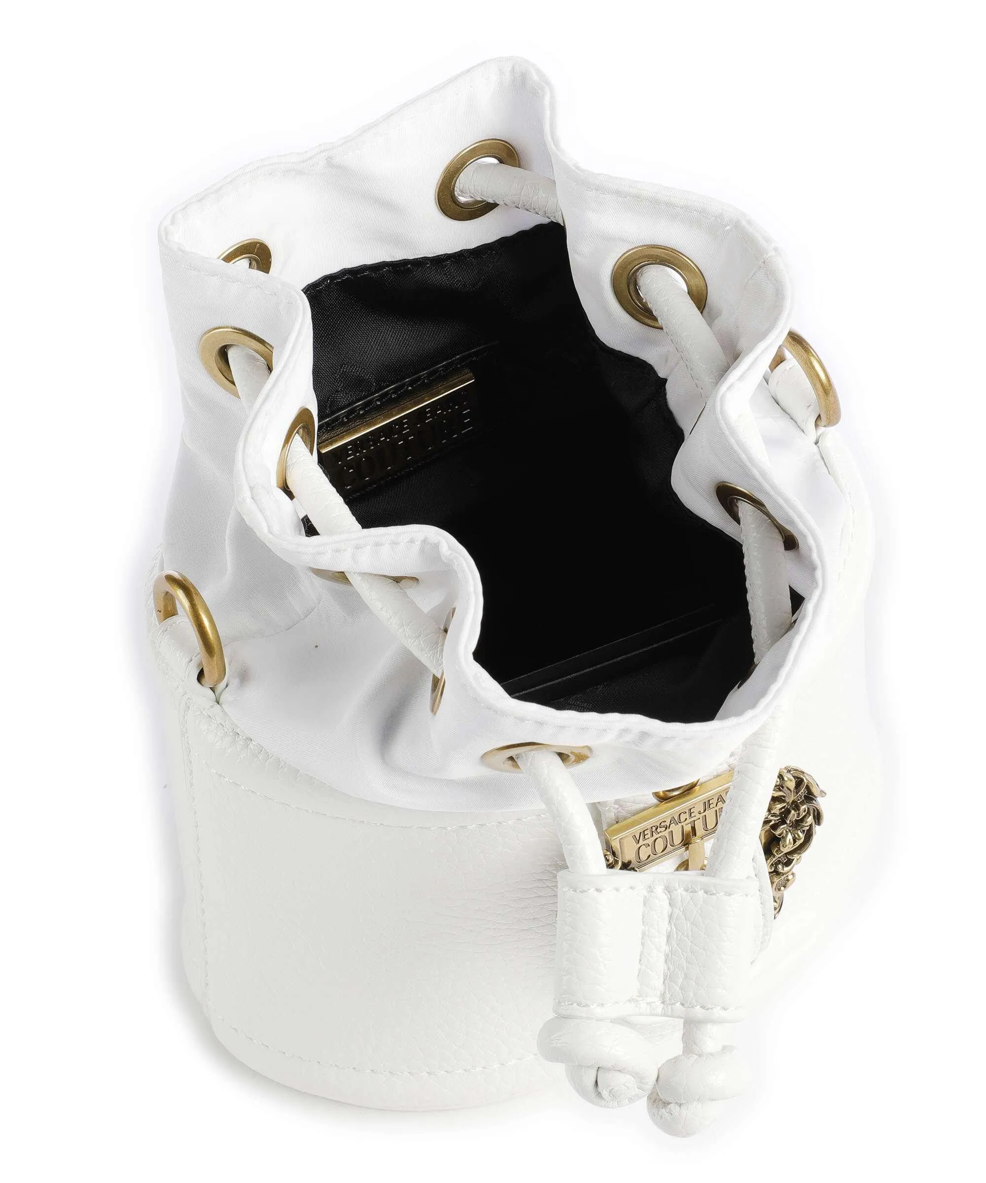  Versace Jeans Couture Couture 01 Borsa a secchiello pelle sintetica bianco  