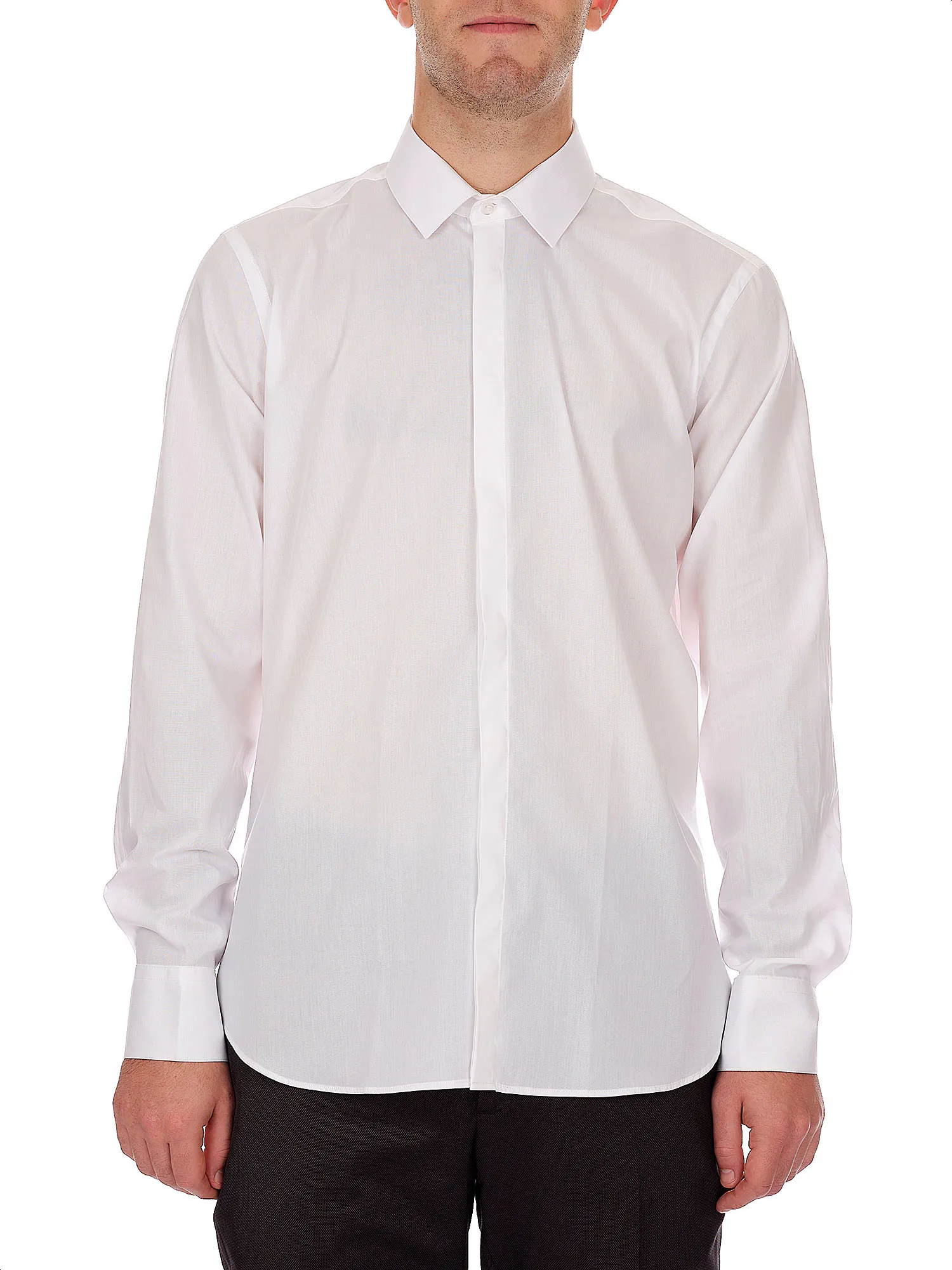 White Evening Shirt Slim Fit