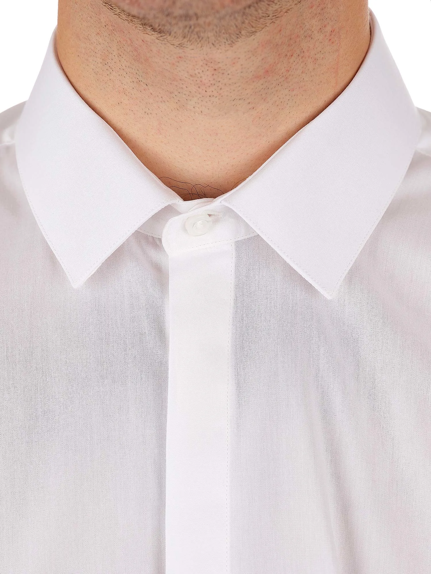 White Evening Shirt Slim Fit