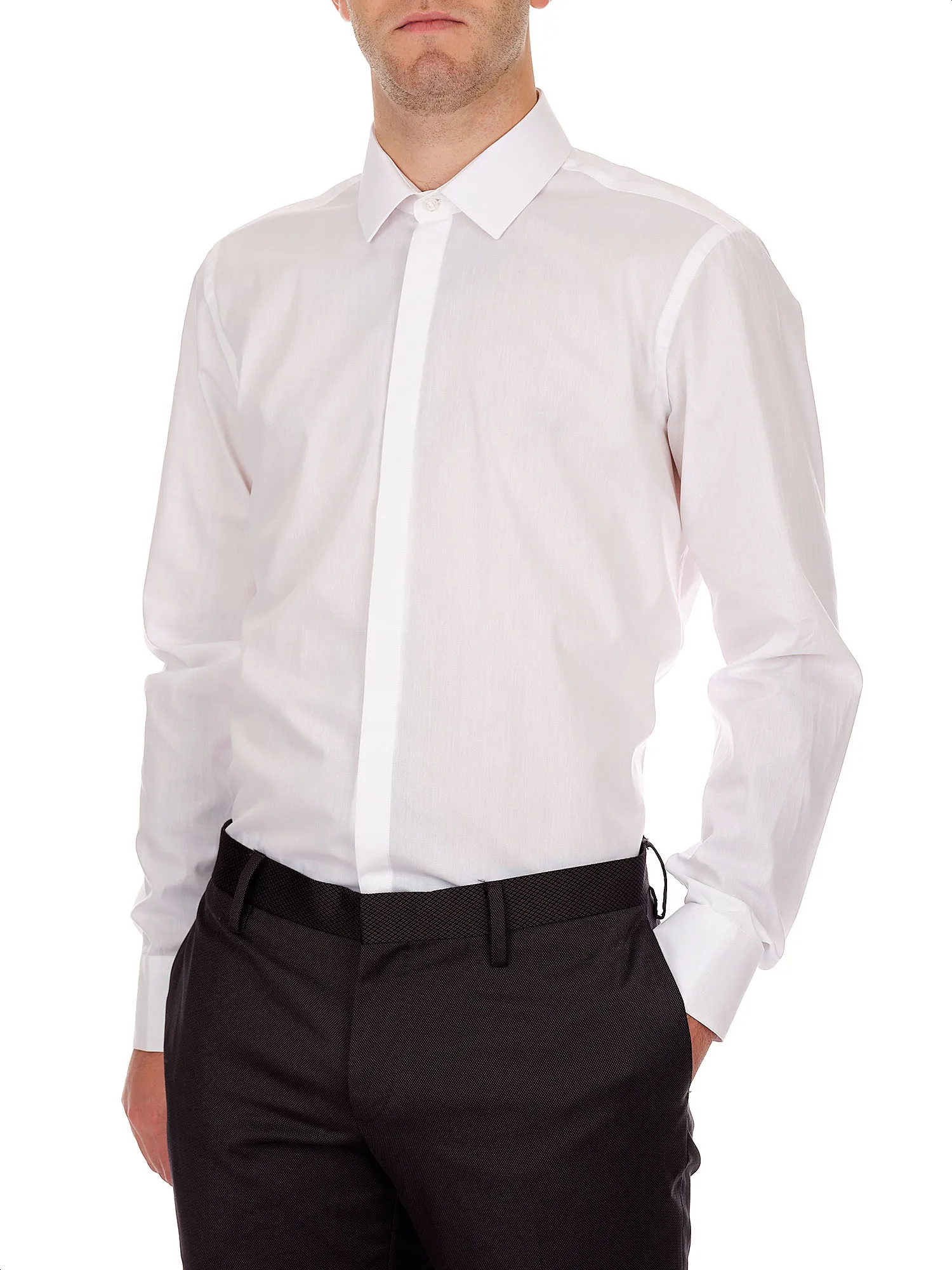 White Evening Shirt Slim Fit