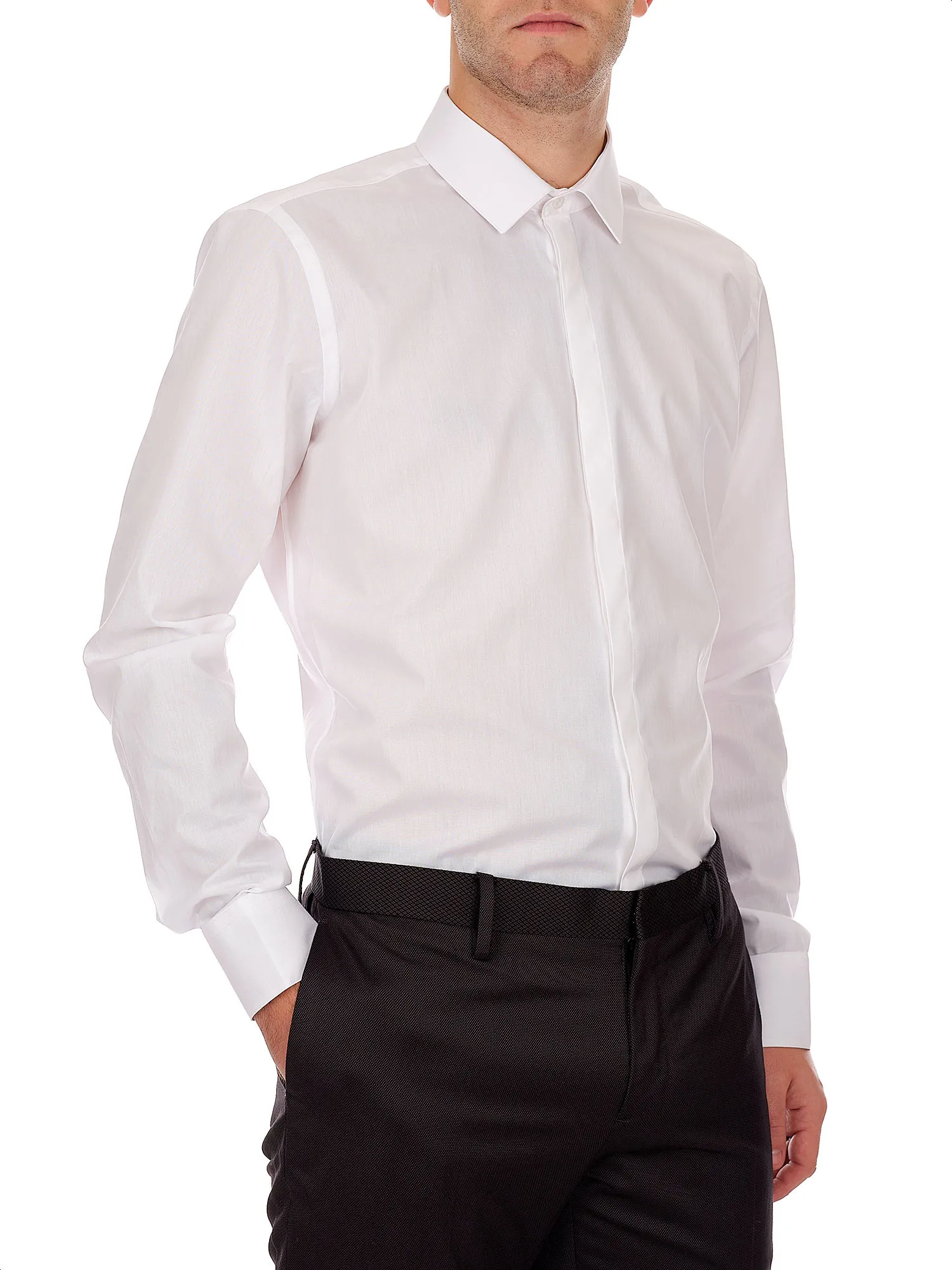 White Evening Shirt Slim Fit