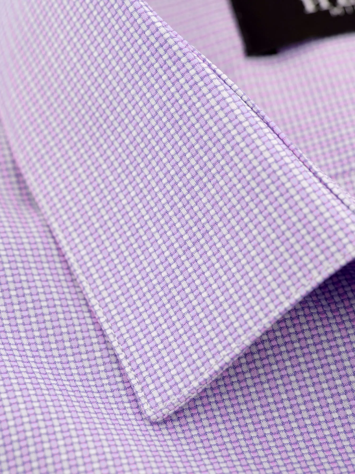 Wisteria-coloured textured shirt