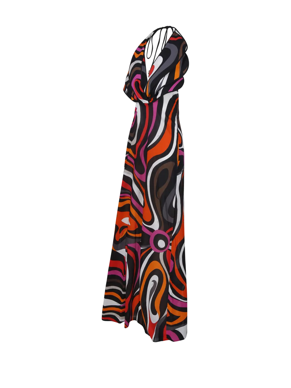 WOMAN EMILIO PUCCI MULTICOLOR COTTON LONG DRESS