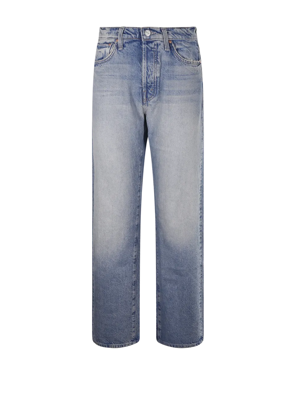 WOMAN MOTHER BLUE COTTON THE DITCHER HOVER JEANS